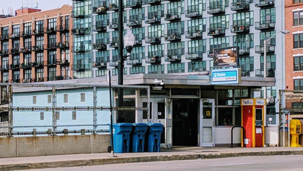 CTA's Racine Blue Line Station.