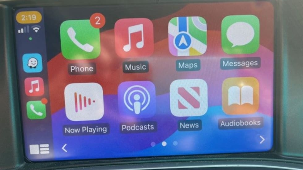 ApplePlay screen.