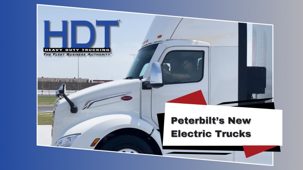 Peterbilt Model 579EV.