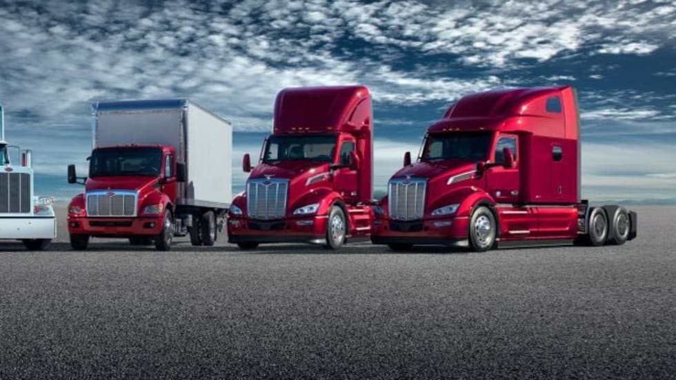Peterbilt 2025 model lineup.