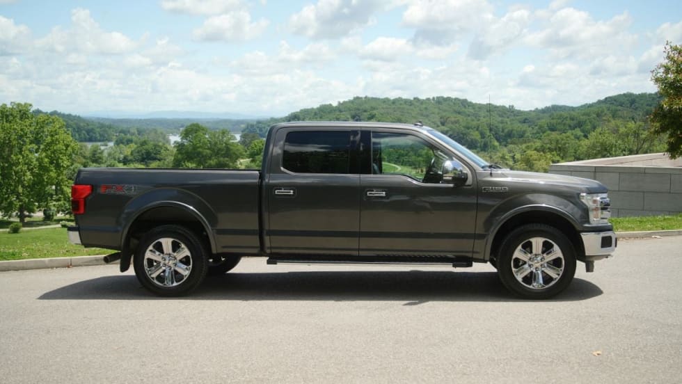gray Ford F-150 parked outside