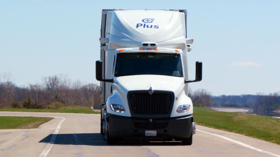 Plus AI International tractor.