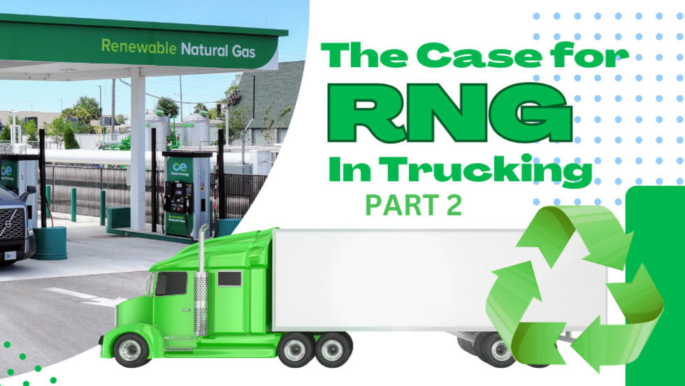 HDT RNG in trucking series graphic.