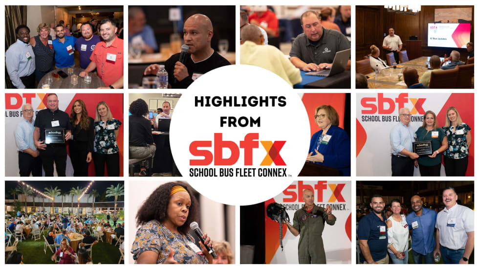 a photo collage from an event