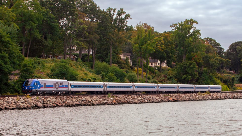 An MTA Siemens Charger locomotive.