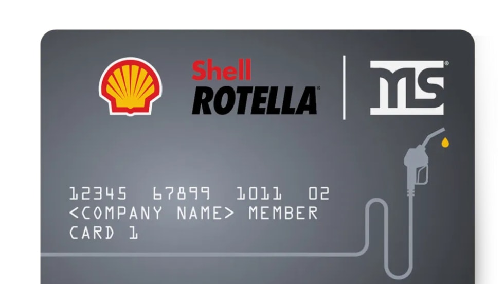 Shell Rotella Fuel Card.