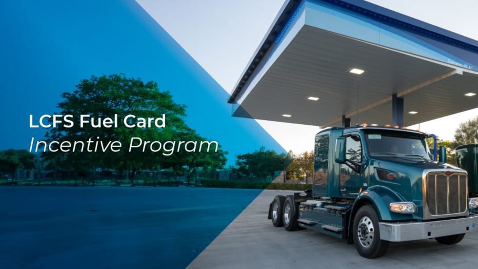 Trucks fueling at a SoCalGas facility. 