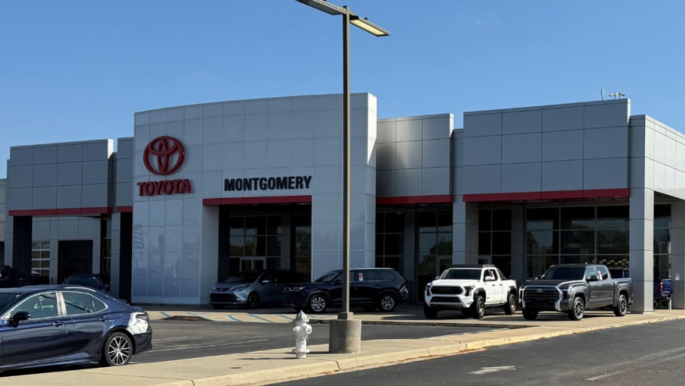 Toyota of Montgomery auto dealership outside view