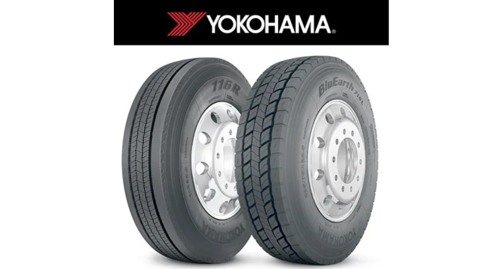 Yokohama 116R truck tire.