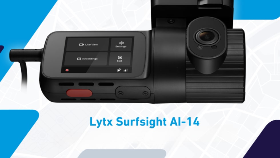Lytx Surfsight AI-14 dash cam.