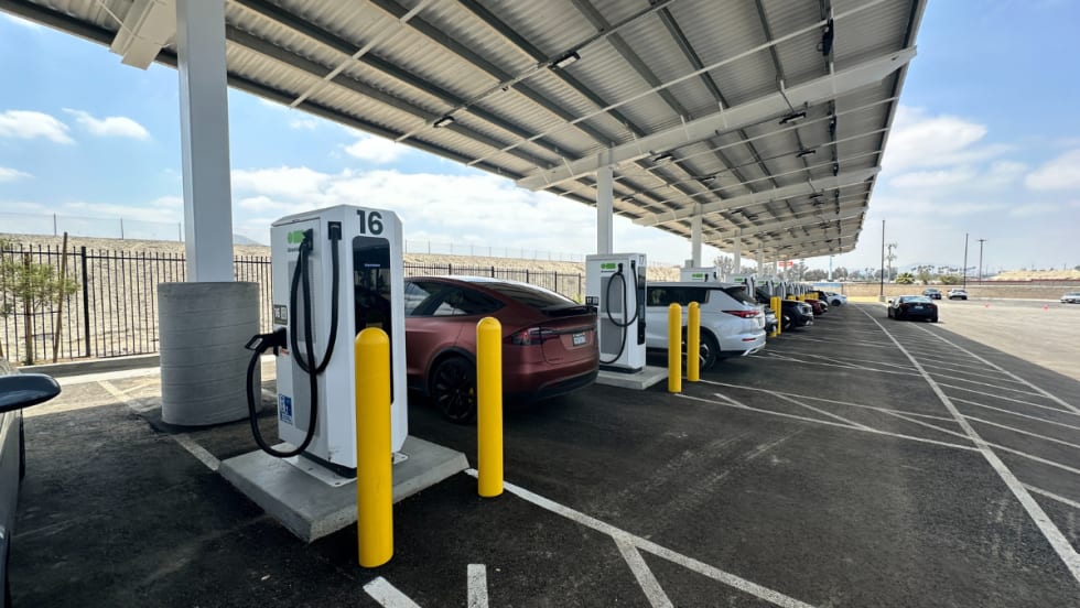 Public EV charging stations