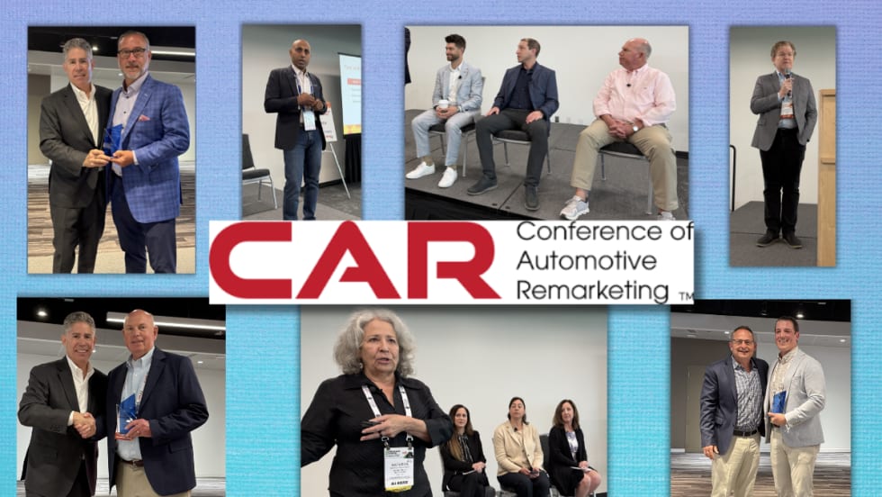 collage of conference speakers