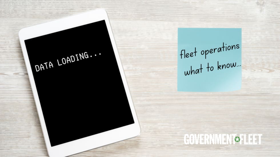 a graphic of a tablet with city vehicles. 