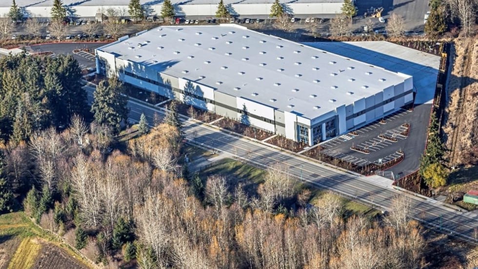 Volvo Group distribution center in Tacoma, Washington. 