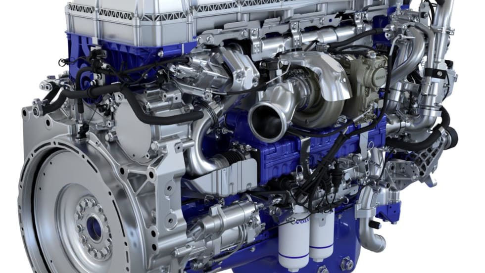 Volvo D13 Variable Geometry Turbo Diesel Engine.