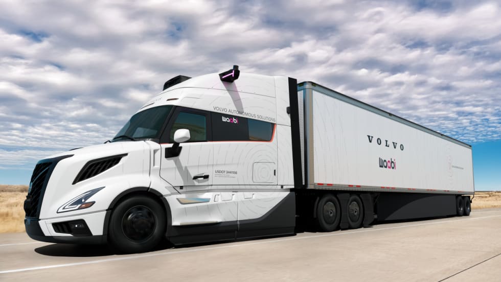 Volvo autonomous truck.