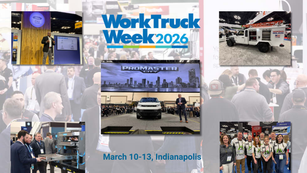 Collage of photos from Work Truck Week