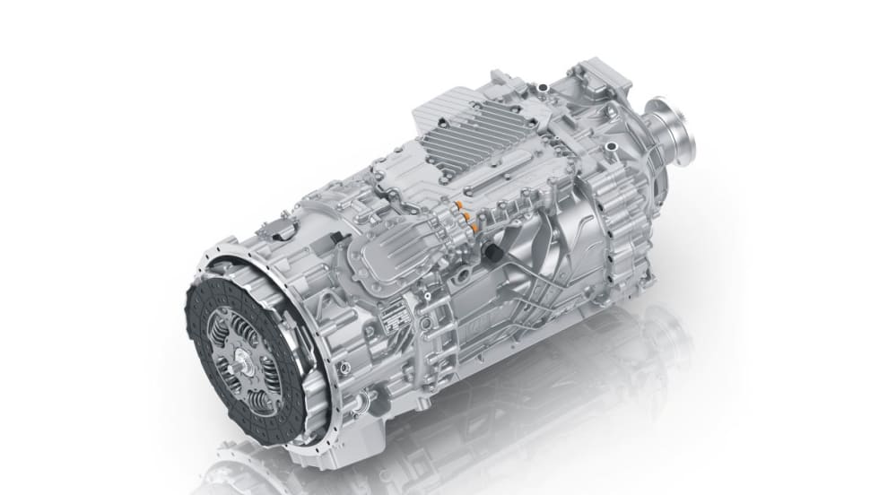 ZF Traxon 2 hybrid transmission. 