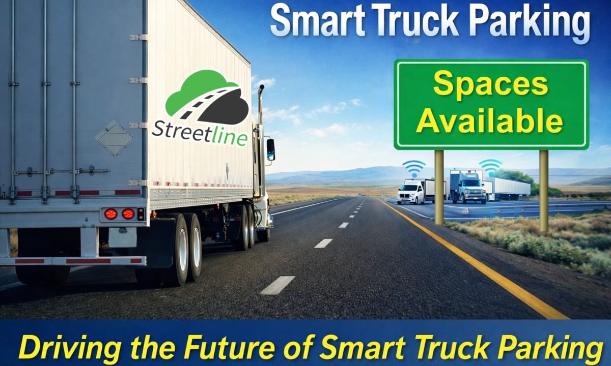 Streetline Expands Smart Truck Parking System on West Coast