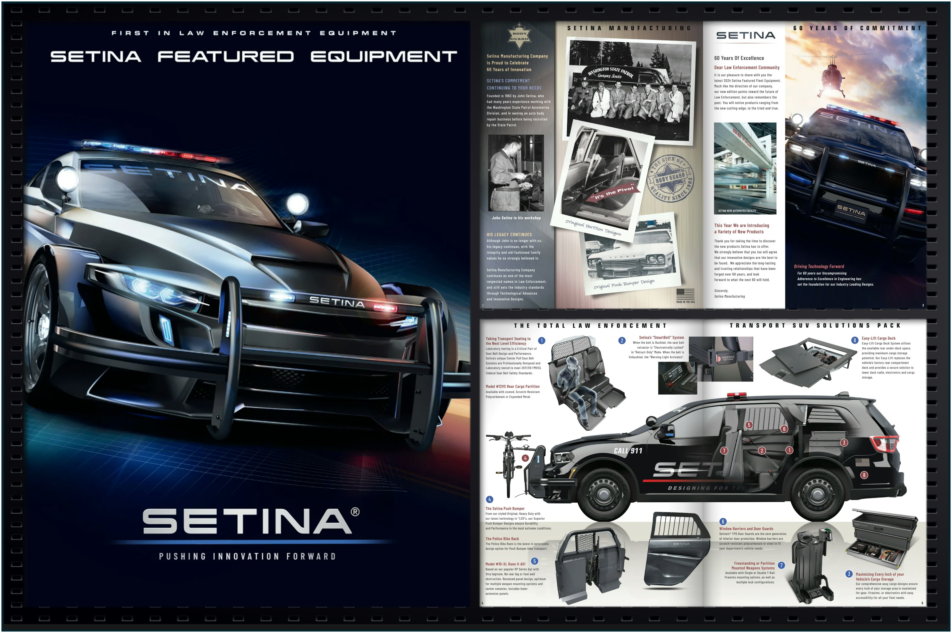 Setina Featured Equipment 40-Page Brochure