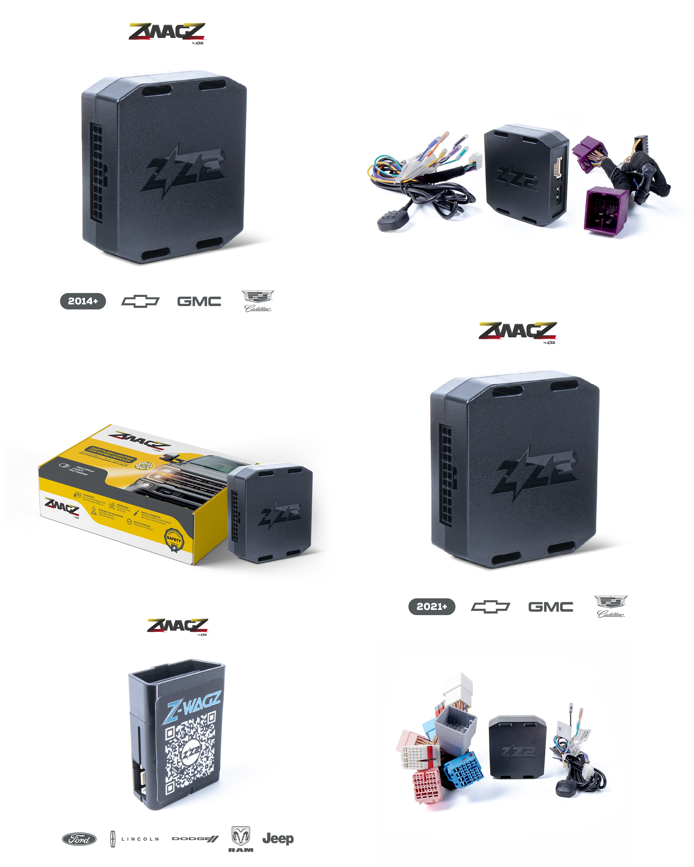 ZWAGZ model comparison with vehicle make and year compatibility 