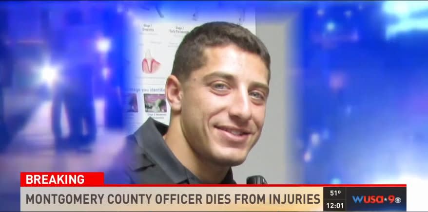 Video: Maryland Officer Hit by Suspected Drunk Driver Dies at 24