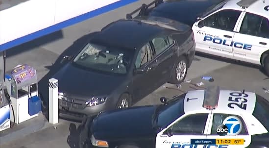 Video: CA Woman Rams Squad Car, Dies in Shooting