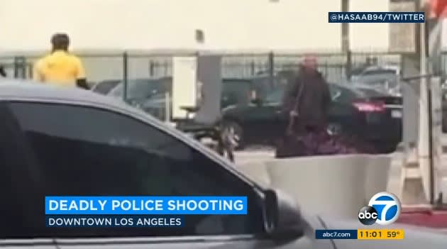 Video: LAPD Officers Shoot, Kill Man Armed with Large Metal Pipe