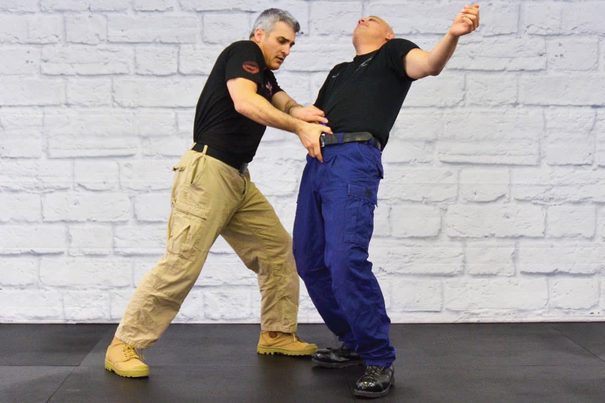 Front Waistband Disarming with Police Krav Maga