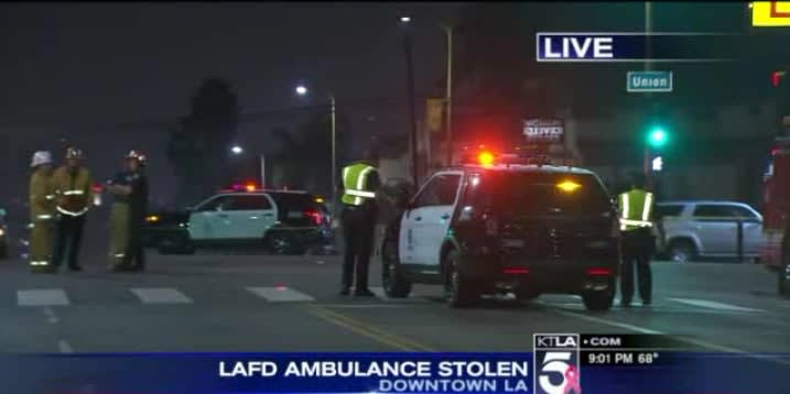 Man Steals Ambulance, Leads LAPD on Chase | Police Magazine