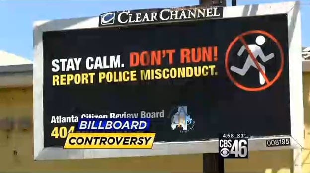 Atlanta Ends "Don't Run" from Police Campaign
