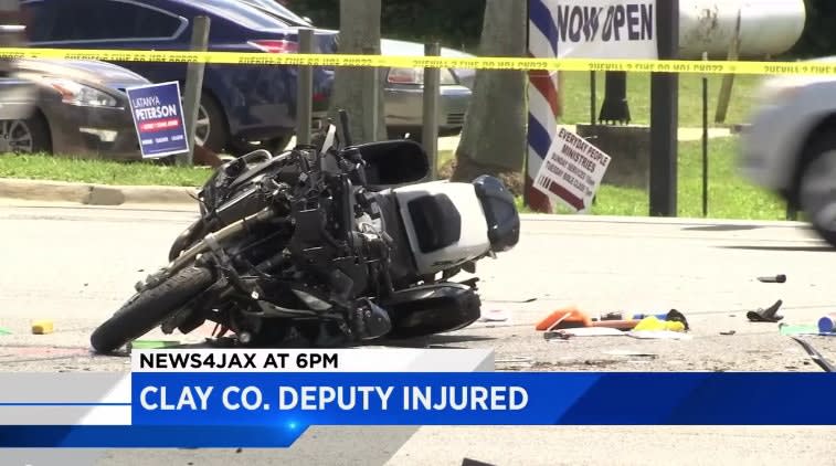 Video: Florida Motor Deputy Critically Injured in Wreck