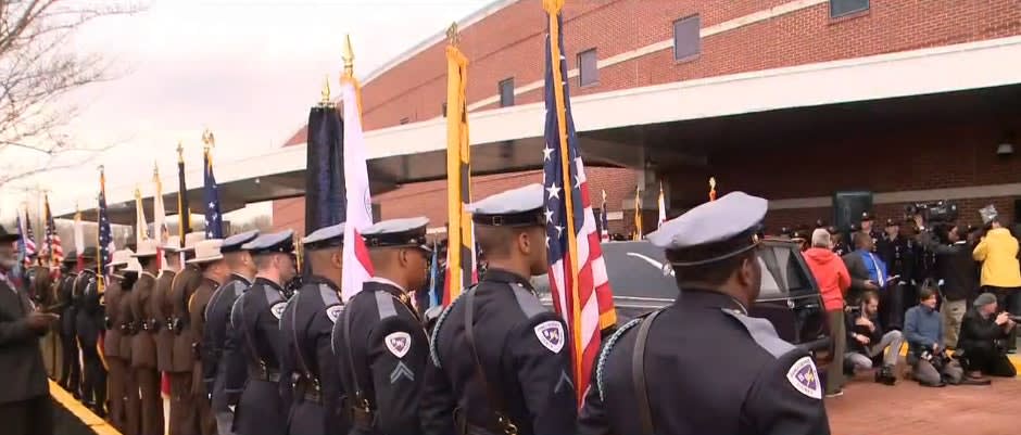Video: Thousands Attend Memorial for Fallen Maryland Officer
