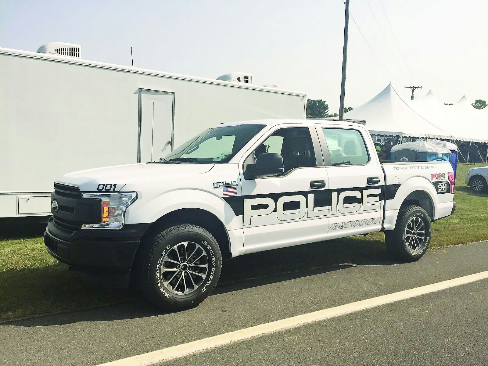 On Scene at the  Michigan State Police Vehicle Test