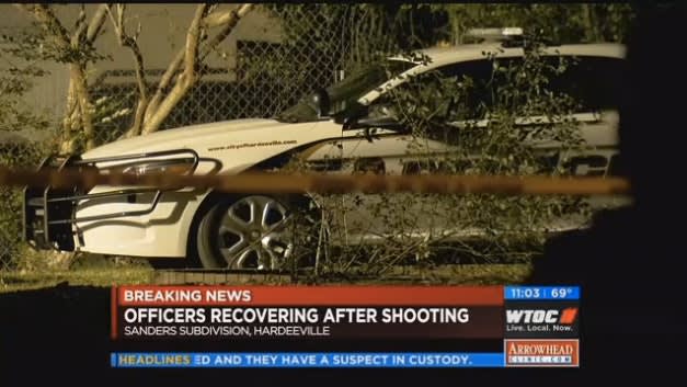 Video: SC Officers Wounded, Suspect Killed in Domestic Call Shooting