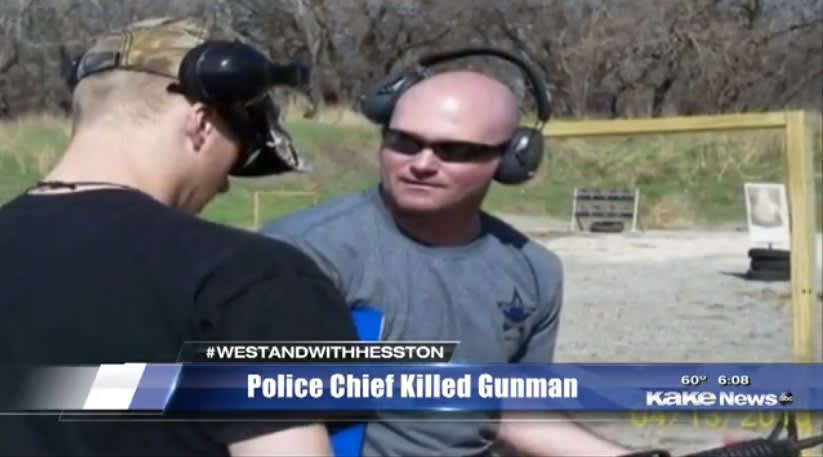 Video: Local Police Chief Hailed as Hero for Killing Kansas Active Shooter