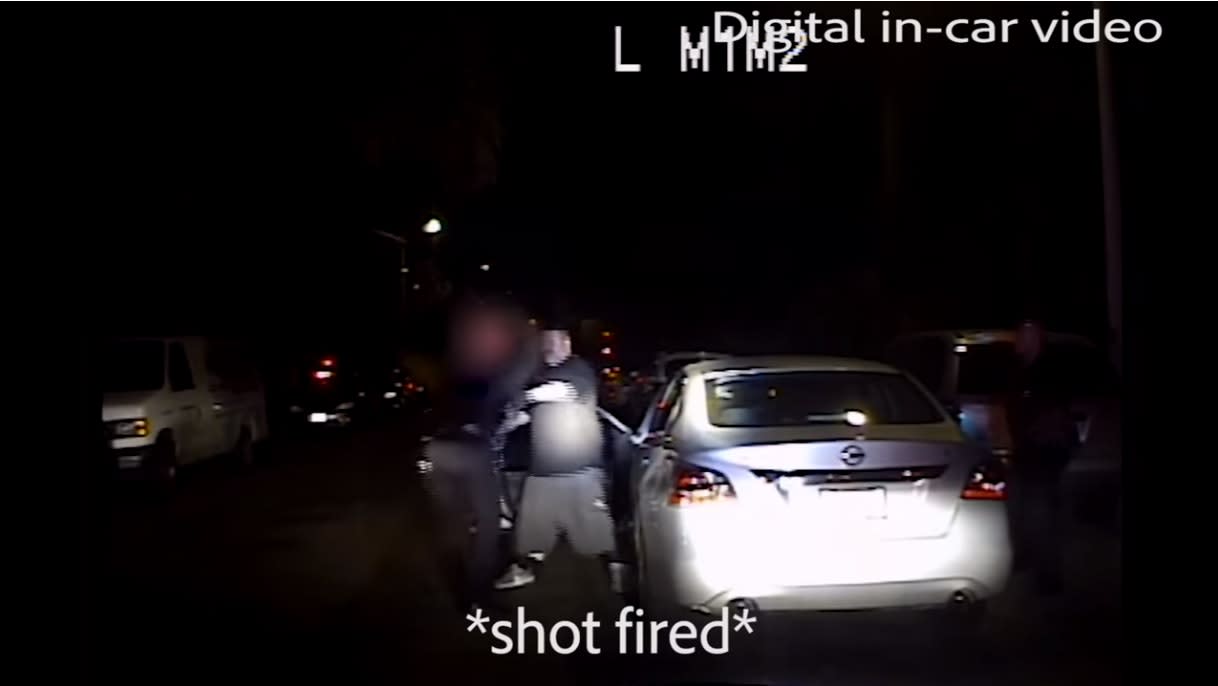 Video: LAPD Releases Video of Officer Shot at Point Blank Range During Traffic Stop