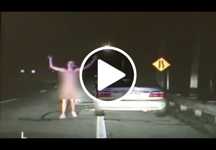 Video: Drunk Woman Arrested In G-string After 128-mph Chase