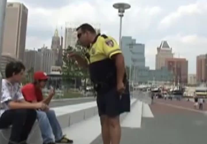 Baltimore Cop Fired In YouTube Skateboarder Flap Wants Job Back