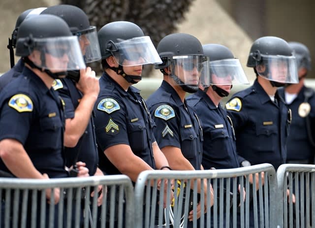 Police Prevented Trump Protests in Anaheim From Veering Out of Control