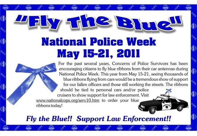 C.O.P.S. Blue Ribbon Campaign Honors Officer Sacrifice