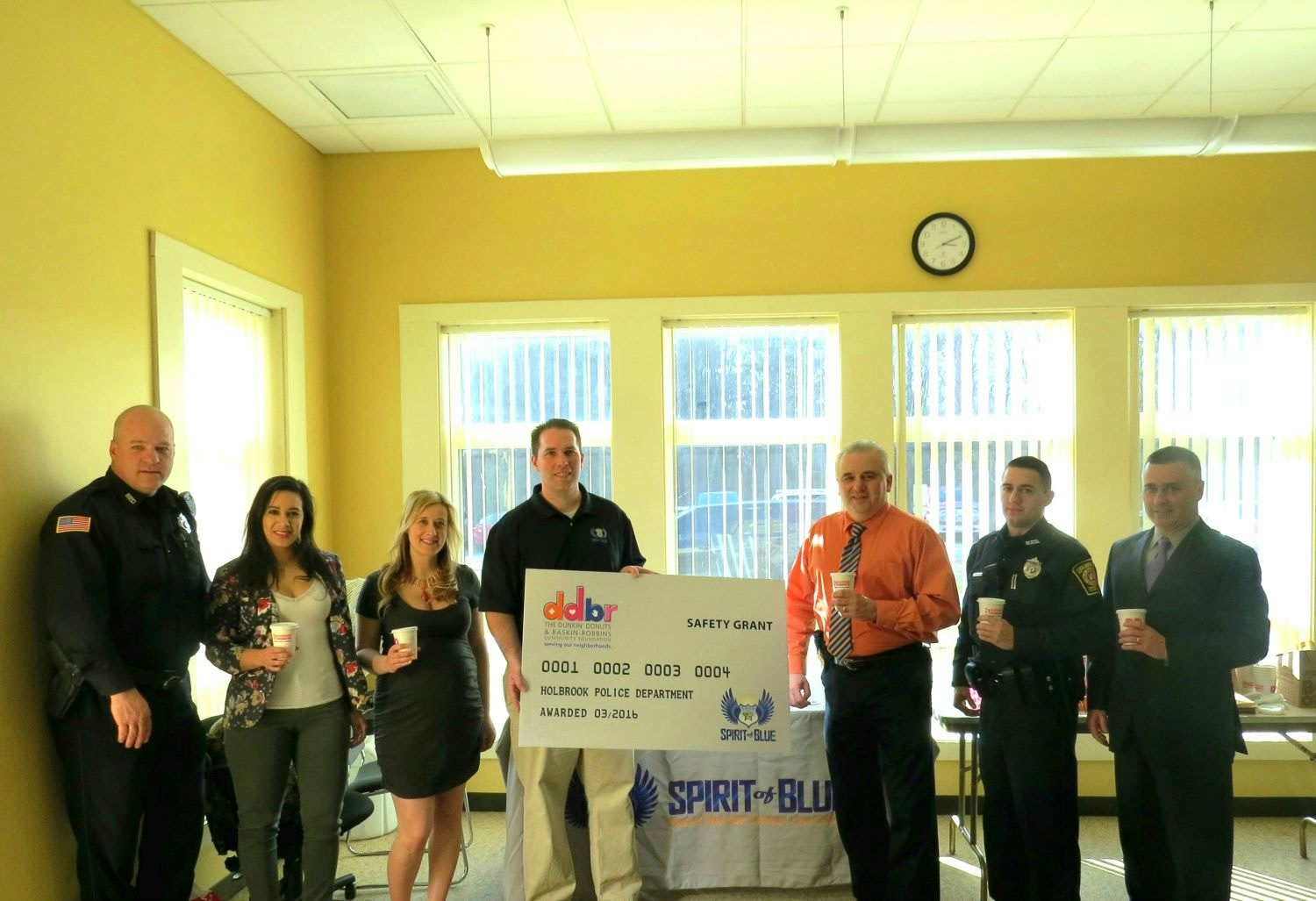 Holbrook PD Receives Spirit of Blue Foundation Safety Grant