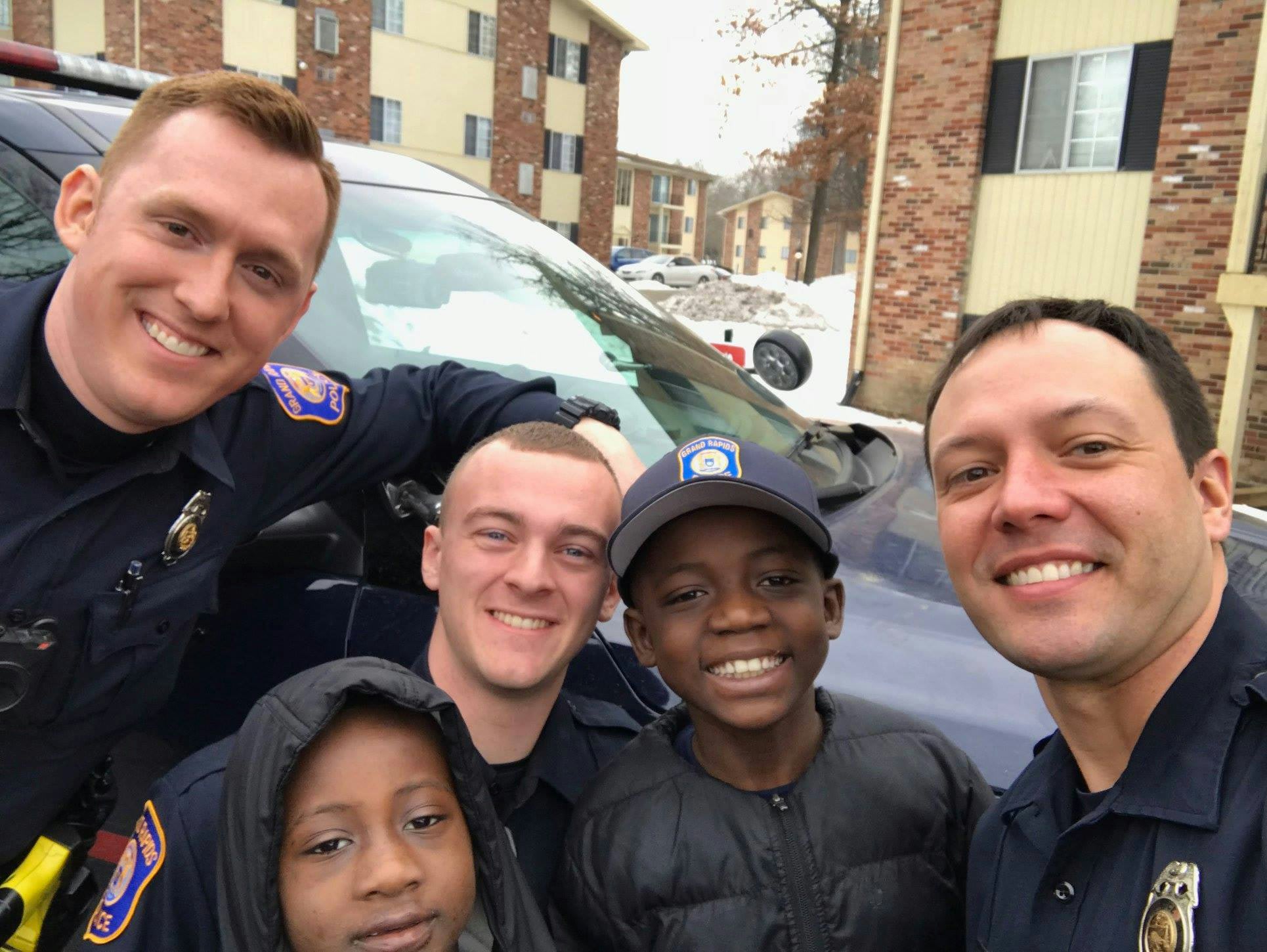 Michigan Officer Surprises 9-Year-Old Boy with Birthday Party