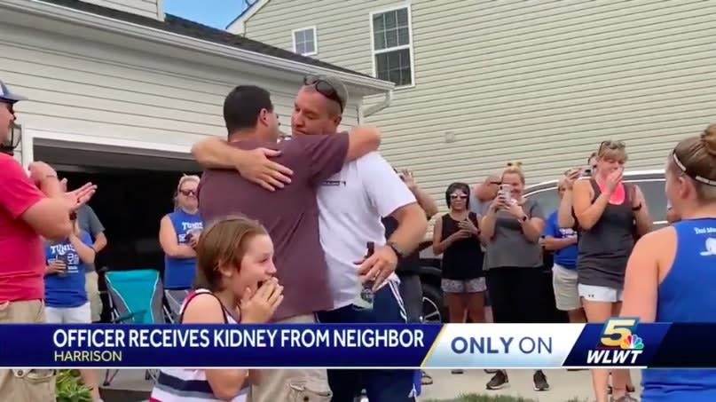 Ohio Officer Receives Kidney from Neighbor