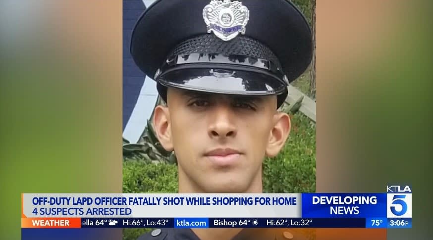 4 Arrested in Off-Duty Murder of LAPD Officer