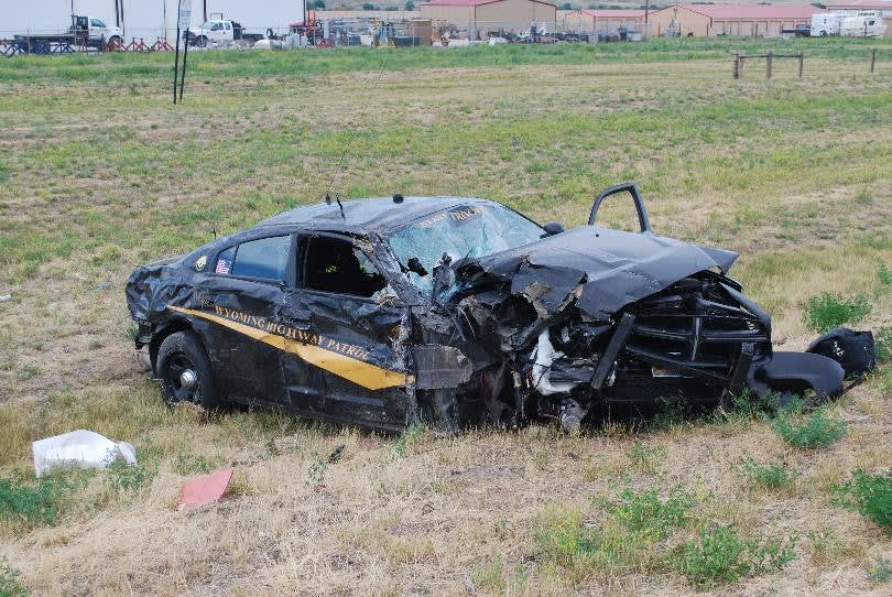 Wyoming Trooper Injured in Wreck on Way to "Shots Fired" Call