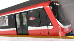 A rendering of Alstom's LRV for the Toronto Transit Commission.