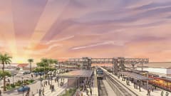 HDR rendering of LA to Coachella Valley Rail Project