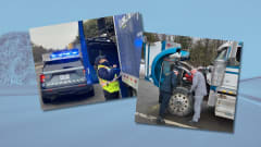 Commercial vehicle enforcement scenes