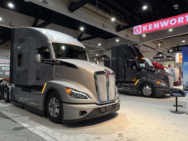 Kenworth trucks at ATA MC&E expo